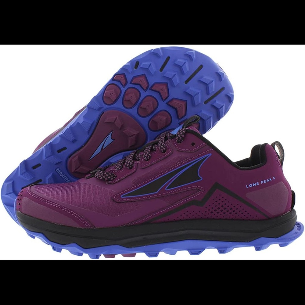 Altra Lone Peak 5 in Plum Trail Shoe